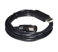 Adaptateur USB vers DIN 5 Broches mâle FT232RL, câble de Communication série RS232 for balances HZF/PTF/DTF/HZT/PTT/DTT vers PC(3 Metre)