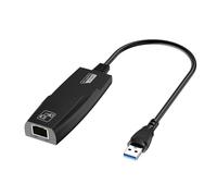 Adaptateur USB vers Ethernet, sans pilote USB 3.0 vers réseau LAN Gigabit Ethernet, 100/1000 Mbps, adaptateur Internet RJ45 compatible avec ordinateur portable, MacBook, Surface, PC avec Windows, XP