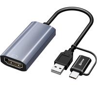 Adaptateur USB vers HDMI,1080p @ 60 Hz USB-A 3.0 mâle vers HDMI femelle pour Windows XP/7/8/10/11-Interface BIOS non utilisable,prend uniquement en charge les processeurs de 11e génération.[M535]