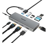 Adaptateur USB vers HDMI, USB 3.0 vers HDMI Full HD 1080p (mâle vers Femelle), convertisseur vidéo et Audio Multi-Affichage Compatible avec Windows 7/8/10