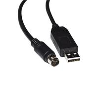 Adaptateur USB vers Mini DIN 8 Broches MD8 mâle FT232RL, câble de Communication série RS232 for séquenceur Musical, Port hôte vers PC(1.8M,USB to MD8 (FT232RL))