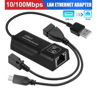 Adaptateur USB vers RJ45 LAN Ethernet 10/100 Mbps pour Amazon Fire TV Stick 3/2ème génération