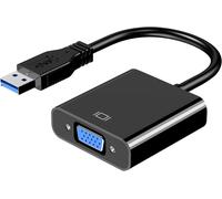 Adaptateur Usb Vers Vga, Adaptateur Usb 3.0 Vers Vga, Convertisseur Vidéo Multi-Affichage, Pc, Ordinateur Portable, Windows 7/8/8.1/10, Ordinateur De Bureau[HDM5233031]