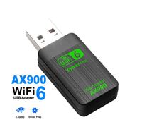 Adaptateur USB WIFI 6 900M,double antenne,carte réseau 600M AX900,double bande 2.4G 5G,pour PC,ordinateur portable,tablette,contrôleur - Type 900Mbps WiFi 6