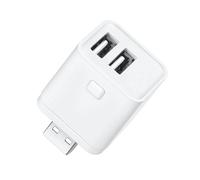 Adaptateur USB WiFi Tuya, commutateur, 2 ports, mini adaptateur secteur USB 5 V