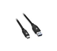 Adaptateur usb2.0 a vers usb-c, 1m - noir noir