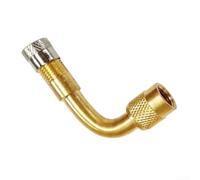 Adaptateur Valve 135 Degrés pour Espaces Restreints Scooter | pour cuivre massif 62, angle 45 degrés, joint caoutchouc intégré, gonflage pour précis, idéal pneus voiture(90°)