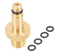 Adaptateur Valve Air Arrière Vélo Aluminium Or