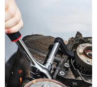 Adaptateur Variable Pry Bar Gadget avec Tête à Cliquet pour Clé à Cliquet en Acier Barre de Jardin 9,5 mm Atelier Démolition Domicile Zones difficiles à atteindre