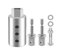 Adaptateur vérin remorque - Embout de Douille Robuste,Adaptateur vérin remorque pour perceuse électrique,pour Caravane, Bateau, Camion, Nivellement,