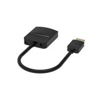 Adaptateur Vers VGA : Câble Convertisseur Audio/Vidéo Numérique Vers Analogique pour Ordinateur Portable, Projecteur, Moniteur et Écran B