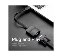 Adaptateur Vers VGA : Câble Convertisseur Audio/Vidéo Numérique Vers Analogique pour Ordinateur Portable. A