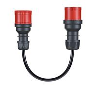 Adaptateur vers Wallbox 11kW Gemini flex vers CEE rouge 32A (courant triphasé...