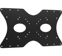 Adaptateur VESA Universel pour TV 32-55 Pouces, Panneau Adaptateur TV Compatible avec VESA 50x50mm à 400x200mm,jusqu'à 30 kg,Noir