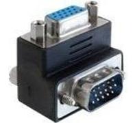 Adaptateur VGA Delock D-Sub15 -> D-Sub15 mâle/femelle, coudé à 270