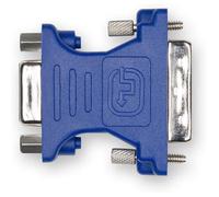 Adaptateur VGA femelle/DVI mâle - D2 - Bleu - Conversion de signal - Moniteurs, projecteurs