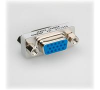 Adaptateur VGA Femelle - ROLINE - HD 15 - 17mm - Couleur Bleu - Raccordement Identique