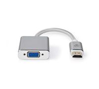 Adaptateur VGA - Nedis - CCTB34900AL02 - Argent - HDMI vers VGA - Plaqué or
