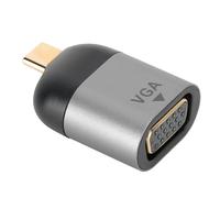 Adaptateur VGA pour moniteur, rallonge USB-C vers VGA femelle, câble à ressort de haute qualité, connecteur plaqué or, compatible MacBook, iPad