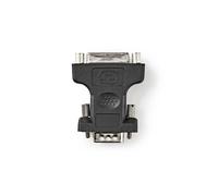 Adaptateur VGA vers DVI VGA Mâle - DVI-I Femelle à 24 +5 Broches Noir