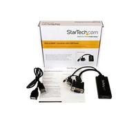 StarTech Adaptateur VGA vers HDMI VGA2HDU – avec audio, 1080p, alimentation USB