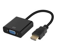 Adaptateur VGA vers HDMI pour PC HP Convertisseur Television Ecran Retroprojecteur Cable 1080p