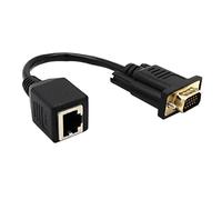 Adaptateur VGA vers RJ45 Câble réseau vers VGA Connecteur de câble réseau Moniteur vers connecteur de câble réseau Rallonge VGA