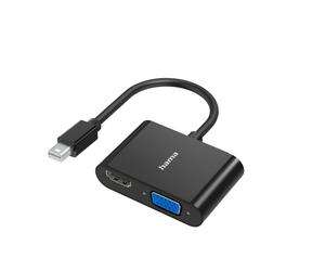 Adaptateur vid., 2en1, fiche écr. port mini VGA et HDMI, Ultra-HD 4K