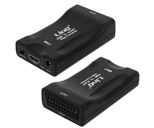 Adaptateur Vidéo 1080P HDMI vers Péritel HDMI-SCART Noir