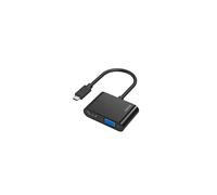 Hama Adaptateur 00200313 USB-C mâle vers VGA et HDMI femelles noir