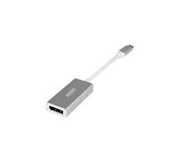 - Adaptateur vidéo - 24 pin USB-C (M) pour DisplayPort (F) - 10.5 cm - gris sidéral