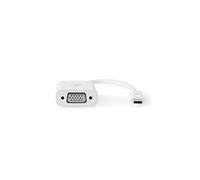 Nedis Adaptateur USB-C vers VGA CCGP64851WT02 – USB 3.2 Gen 1 5 Gbps 20 cm Blanc