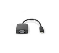 - Adaptateur vidéo - 24 pin USB-C mâle pour HD-15 (VGA) femelle - 20 cm - noir