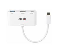 LINDY USB-C® Adaptateur [1x USB-C® mâle - 1x HDMI femelle, USB 3.0 femelle type A] 43340 0.18 m