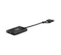- Adaptateur vidéo - 24 pin USB-C, USB type A (M) pour DisplayPort (F) - support pour 4K60Hz