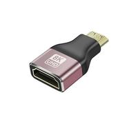 LinQ Adaptateur vidéo 8K UHD HDMI femelle vers mini HDMI mâle Noir