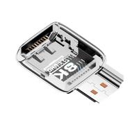 Adaptateur Vidéo - Connecteur De Conversion Bidirectionnelle 60Hz 8K,Connecteur D'extension Audio Pour PC Portable - Pour Audio Ordinateur Portable TV HDTV Projecteur Bureau Conférence Maison Bureau S