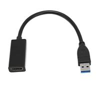 Adaptateur Vidéo, Convertisseur d'interface Multimédia USB3.0 vers HD Mode Miroir Noir 1080P 60HZ pour la Formation en Entreprise