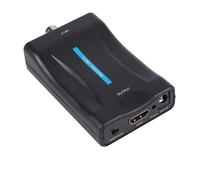 Adaptateur Vidéo de BNC vers HDMI, Convertisseur BNC vers HDMI d'Affichage HD 1080P / 720P Convient pour PS2, PS3, PSP, WII,etc