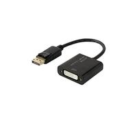 - Adaptateur vidéo - DisplayPort (P) pour DVI-I (R) - DisplayPort 1.2 - moulé, support 4K, actif - noir