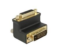 DELOCK 65866 - Adaptateur DVI, port DVI 24+5 vers prise DVI 24+1, coudé