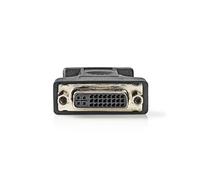 Nedis Adaptateur vidéo DVI‑I (F) pour HD‑15 (VGA) (M) – vis moletées – 1080p – Noir