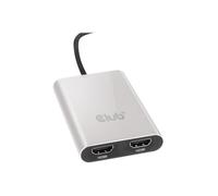 Adaptateur vidéo externe - CLUB 3D - SenseVision - Thunderbolt 3 - 2 x HDMI - Gris