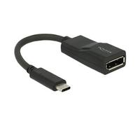 - Adaptateur vidéo externe - USB-C - DisplayPort - noir - Pour la vente au détail
