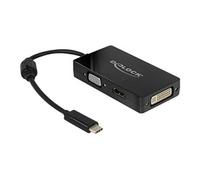 - Adaptateur vidéo externe - USB-C - DVI, HDMI, VGA - noir