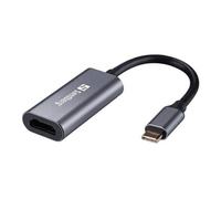 Sandberg USB-C to HDMI Link 4K/60 Hz, Full HD 1080p 30FPS 60Hz, Adaptateur HDMI vers USB-C, Convertisseur HDMI pour Le Streaming TV Switch Xbox PS4 Gaming Videos, Windows 11/10/8/7 MacOS