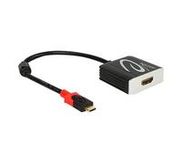 DeLock Adaptateur vidéo externe 62730 USB-C vers HDMI 4K (4096x2160, 60 Hz) Noir