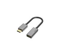 Adaptateur vidéo, f . DisplayPort - port HDMI, Ultra-HD 4K@60Hz, alu