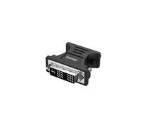 Hama Adaptateur DVI vers VGA 00200340 – DVI mâle, VGA femelle, Full HD 1080p, Noir