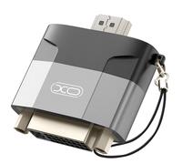 Adaptateur Vidéo HDMI Mâle vers DVI Femelle Résolution 1080p Gris